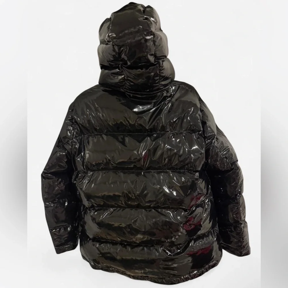 Aritzia Super Puff Coat - Gloss Black NWT - Picture 8 of 8